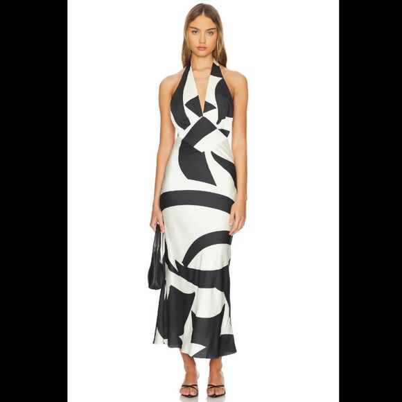 Bardot Citron Midi Dress - Picture 3 of 5